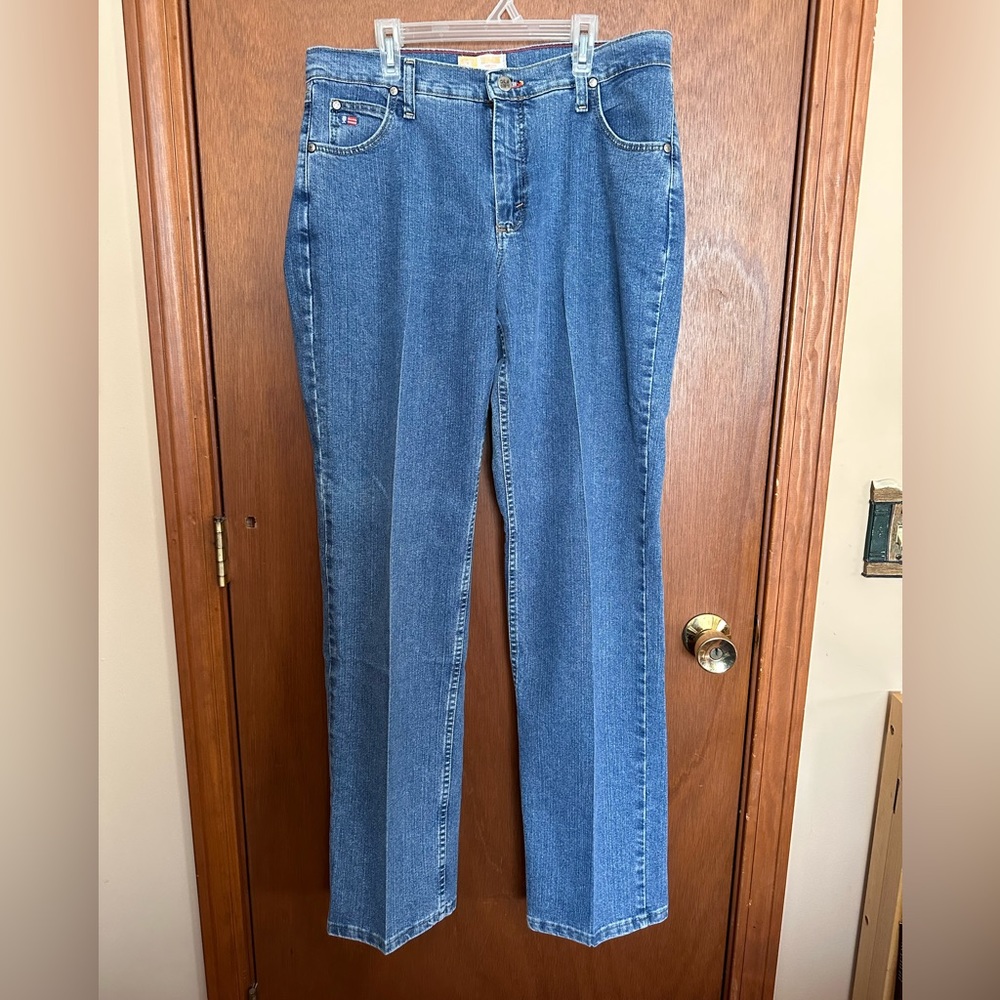 Vintage Women Twenty X Tulsa Low Rise Jeans 11/12 X 34 Slim Fit Straight Leg 20X